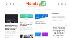 Desktop Screenshot of mondayjs.com